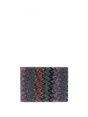 Pletená peňaženka Missoni čierna