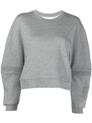 Sweatshirt mit rundem ausschnitt Fabiana Filippi grau