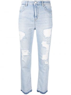 Straight leg-jeans Pinko blå