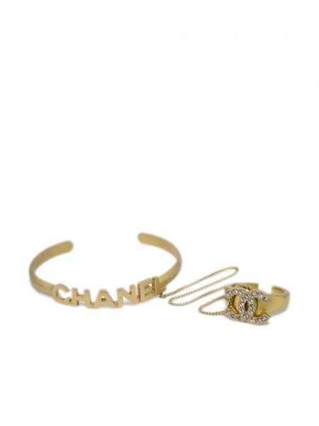 Zlatni prsten Chanel Pre-owned zlatna