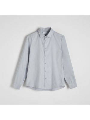 Bavlnená košeľa Reserved modrá