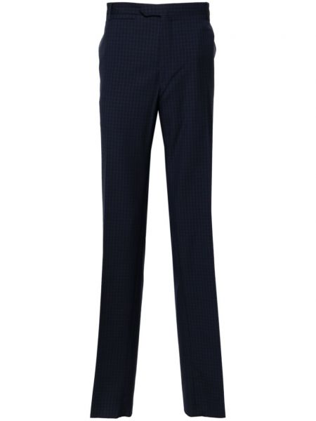 Pantalon en laine Corneliani bleu
