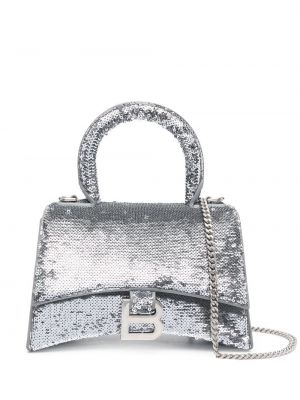 Flitteres táska Balenciaga ezüstszínű