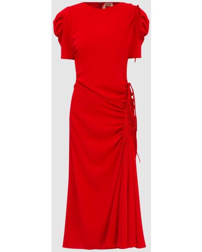 Сукня з драпіруванням N°21, червоне