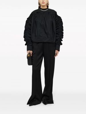 Sweatshirt mit rundem ausschnitt Jil Sander schwarz