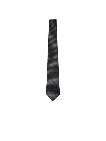 Jedwabny krawat Canali czarny