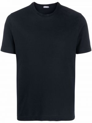 T-shirt mit rundem ausschnitt Zanone blau