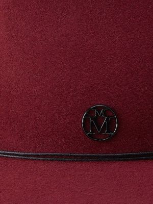 Sombrero de fieltro Maison Michel rojo