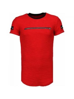 Koszulka z krótkim rękawem Justing czerwona