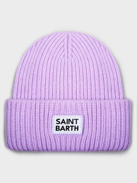 Шапка Mc2 Saint Barth фиолетовая