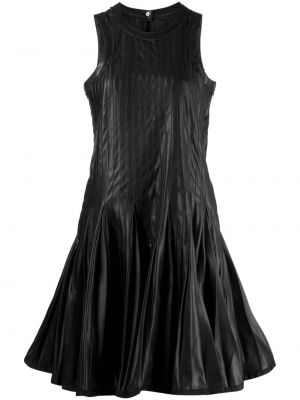Sukienka koktajlowa bez rękawów Sacai czarna