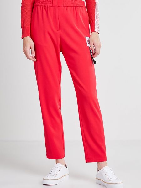 Spodnie Versace Jeans czerwone