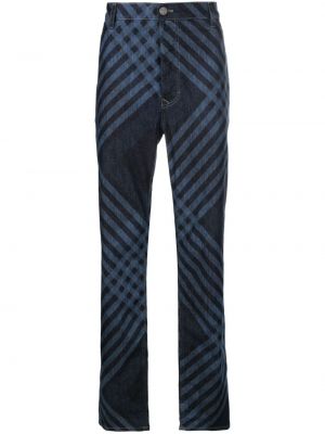 Mustriline puuvillased kitsa lõikega teksapüksid Vivienne Westwood sinine