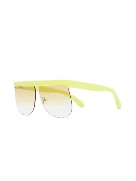 Gafas de sol oversized Courrèges Eyewear amarillo