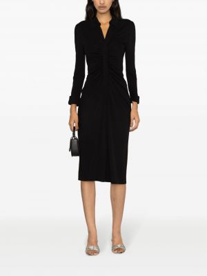 Robe chemise Dvf Diane Von Furstenberg noir