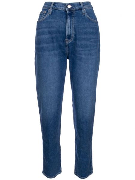 Konik jean pantolon Calvin Klein Jeans mavi