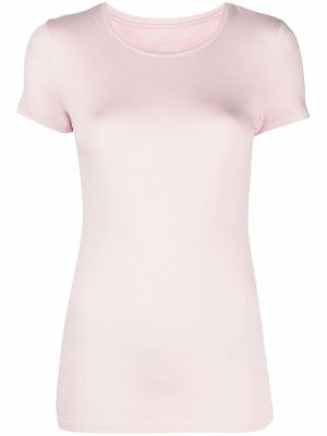 Rund hals t-skjorte Majestic Filatures rosa