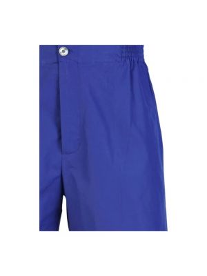 Pantalones cortos de algodón Gucci azul