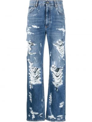 Straight jeans Dolce & Gabbana blau