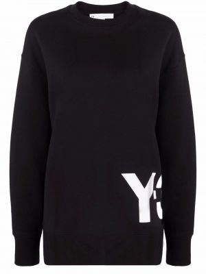 Trykt sweatshirt Y-3 svart