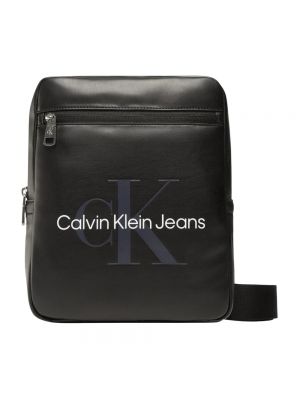 Nerka z nadrukiem Calvin Klein Jeans czarna