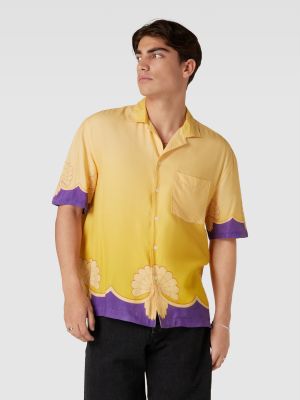 Koszula z wiskozy Review żółta