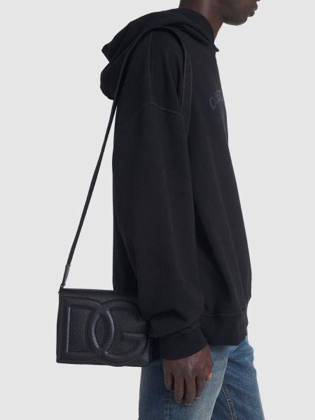 Τσάντα χιαστί Dolce & Gabbana μαύρο