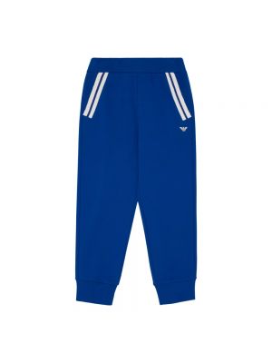 Spodnie sportowe Armani niebieskie