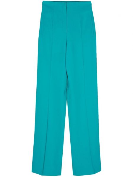 High waist gerade hose Alberta Ferretti blau