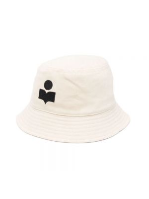 Biały kapelusz Isabel Marant