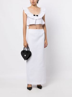 Biała długa spódnica Shushu/tong