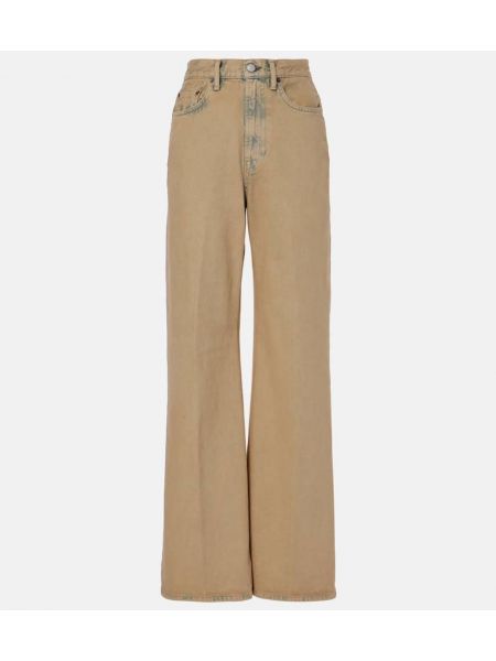 Hög midja jeans Acne Studios beige