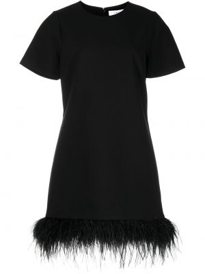Mini obleka s perjem Likely črna