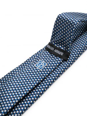 Žakardinis šilkinis kaklaraištis Giorgio Armani