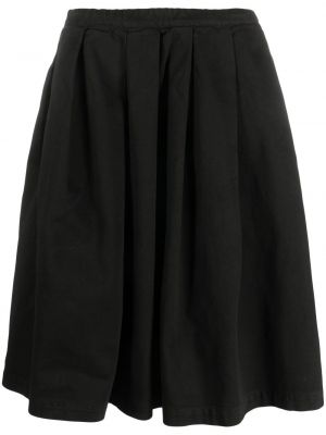 Spódnica bawełniana plisowana Société Anonyme czarna