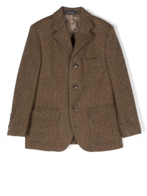 Blazer för tjejer Ralph Lauren Kids brun