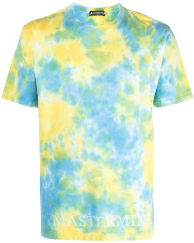 Camiseta con estampado tie dye Mastermind World azul