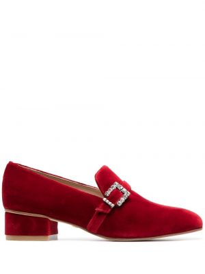 Pantofi loafer cu cataramă Stuart Weitzman roșu