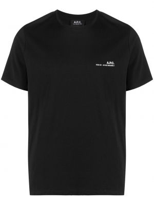 Тениска A.p.c. черно