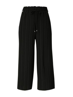 Широки панталони тип „марлен“ S.oliver Black Label черно