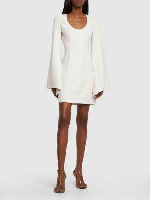 Vestido de lana de crepé Michael Kors Collection