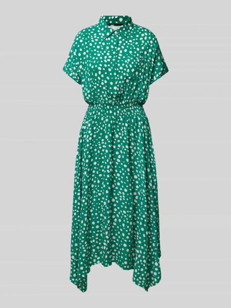 Sukienka koszulowa z wiskozy Apricot zielona