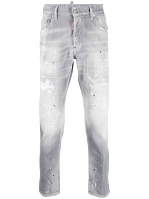 Pantalon droit Dsquared2 gris
