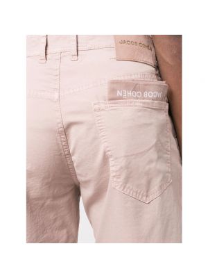 Pantalones cortos de algodón con bolsillos Jacob Cohen rosa