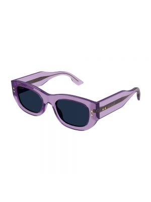 Okulary przeciwsłoneczne Gucci fioletowe