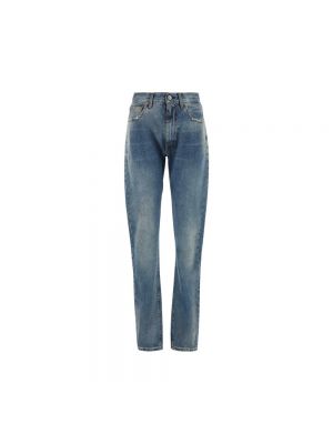 Niebieskie proste jeansy Maison Margiela