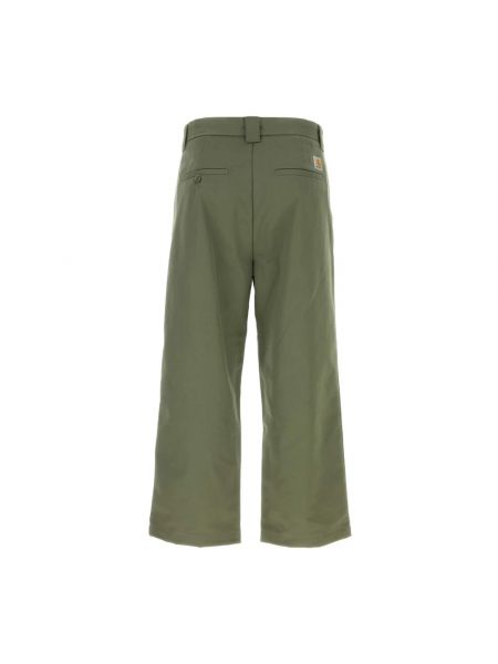 Spodnie relaxed fit Carhartt Wip zielone