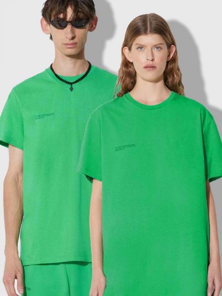 Зелена футболка з принтом Pangaia