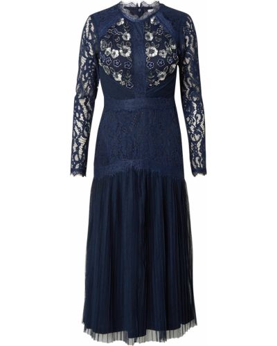 Frock and Frill Šaty 'Milena'  tmavomodrá / strieborná / striebornosivá / nebesky modrá