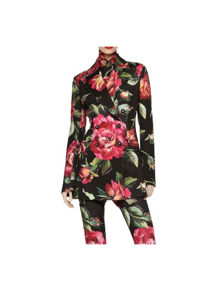 Blazer de flores con estampado Dolce & Gabbana
